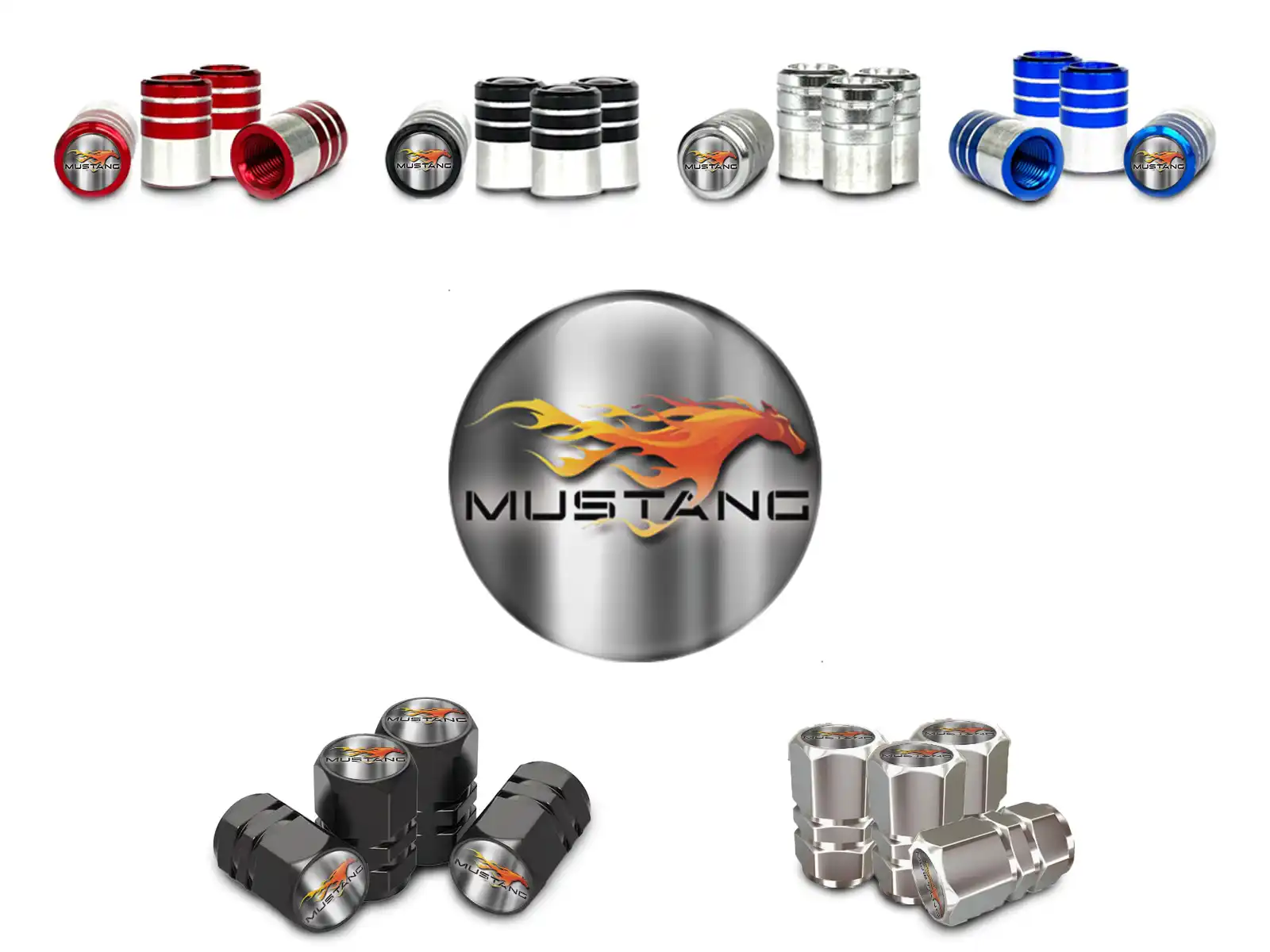 Tyre Valve Covers for SUV Expert Grade Metal